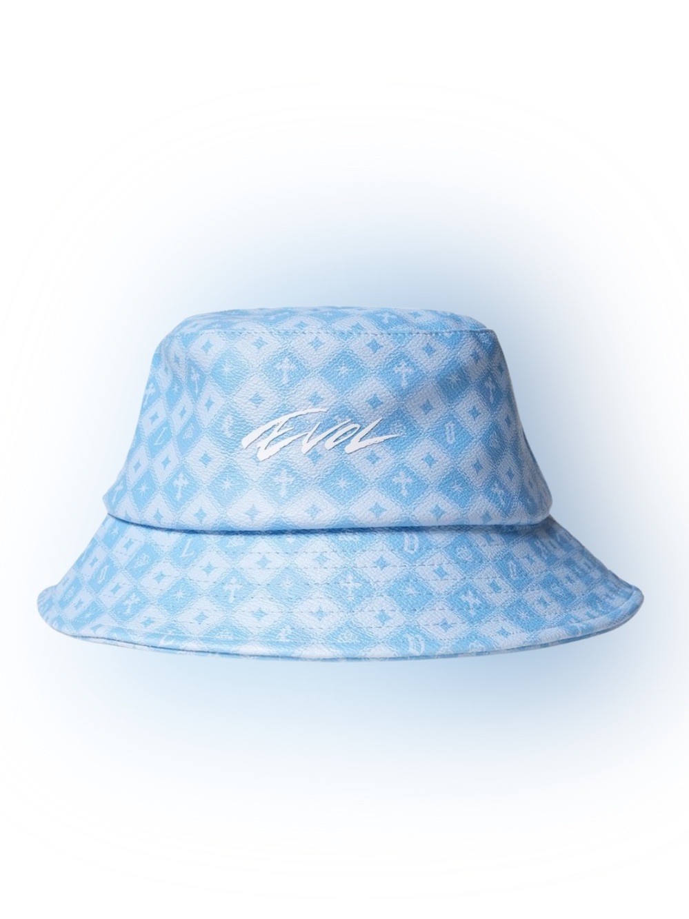 EVOL LEATHER BUCKET HAT - BLUE